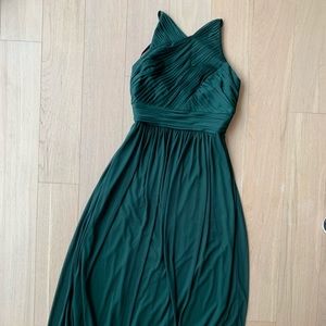 Alfred Sung Forest Green Bridesmaid Dress Size 10